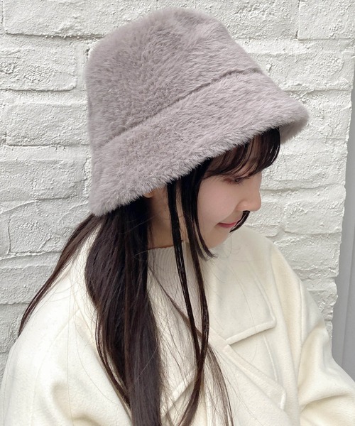 INGNI（イング）の「シャギーハット（ハット・レディース・オフホワイト/ブラック/グレー系その他・ONE SIZE）」の22枚目の写真