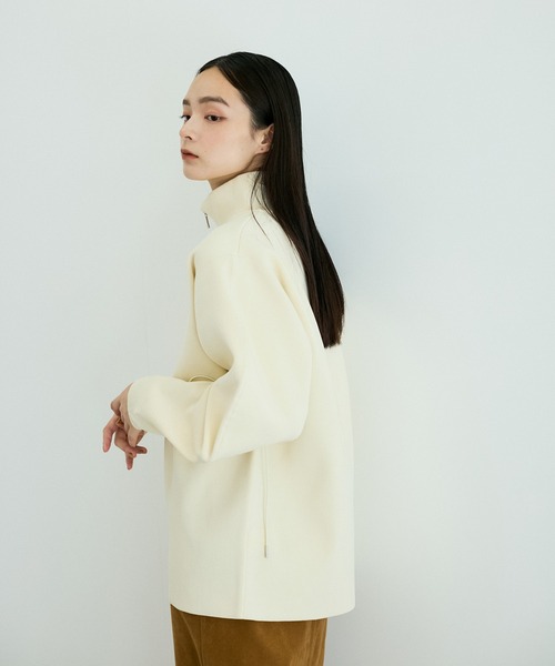 ADAM ET ROPE'（アダムエロペ）の「【洗える】ハーフジップフォルムニットチュニック（その他トップス・レディース・オフホワイト/ブラック/ブラウン系その他/ピンク・FREE）」の19枚目の写真