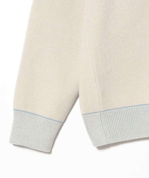 B:MING by BEAMS（ビーミングバイビームス）の「9ゲージ ダブルフェイス クルーネック ニット（ニット/セーター・メンズ・ブラック/ブラウン系その他5/オフホワイト・SMALL/MEDIUM/LARGE/X-LARGE）」の9枚目の写真