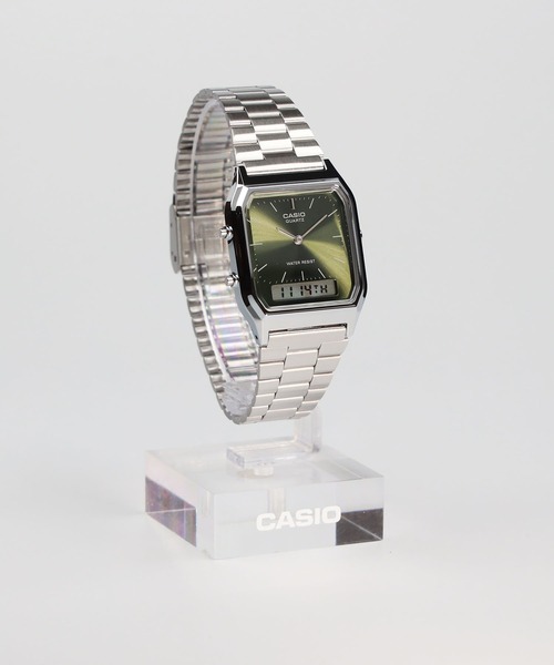 CASIO(カシオ)の「CASIO CLASSIC / AQ-230A-3AMQYJF(アナログ腕時計・メンズ・グリーン・FREE)」の3枚目の写真