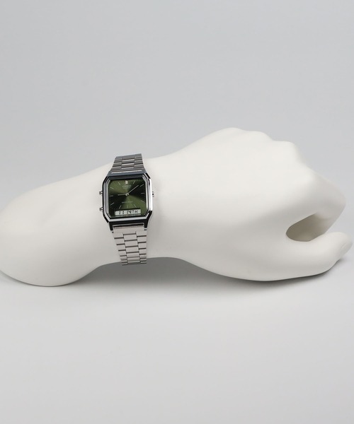 CASIO(カシオ)の「CASIO CLASSIC / AQ-230A-3AMQYJF(アナログ腕時計・メンズ・グリーン・FREE)」の8枚目の写真
