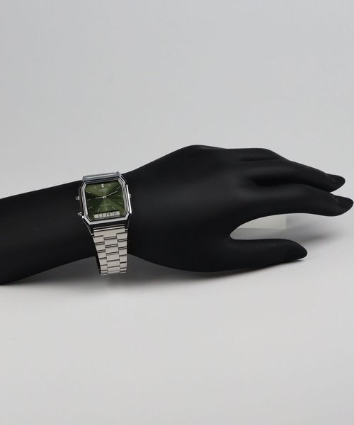 CASIO(カシオ)の「CASIO CLASSIC / AQ-230A-3AMQYJF(アナログ腕時計・メンズ・グリーン・FREE)」の11枚目の写真