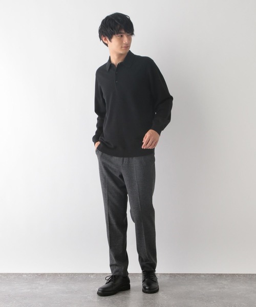 GLOBAL WORK（グローバルワーク）の「メルティポロ/116384（ポロシャツ・メンズ・アイボリー/ネイビー/ブラック・X-LARGE/LARGE/MEDIUM/SMALL）」の10枚目の写真