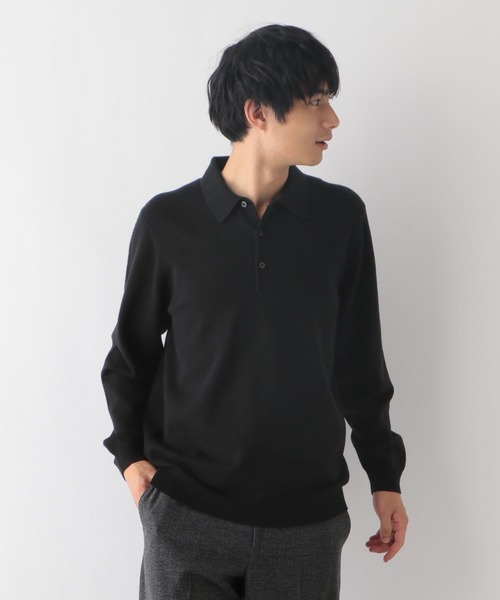 GLOBAL WORK（グローバルワーク）の「メルティポロ/116384（ポロシャツ・メンズ・アイボリー/ネイビー/ブラック・X-LARGE/LARGE/MEDIUM/SMALL）」の12枚目の写真