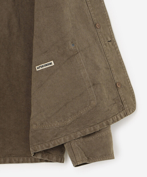 Kaptain Sunshine（キャプテン サンシャイン）の「KAPTAIN SUNSHINE | フォレスタージャケット MEN（カバーオール・メンズ・ブラック/ブラウン・40/38）」の8枚目の写真