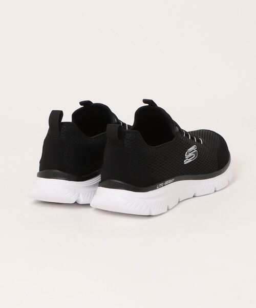 SKECHERS（スケッチャーズ）の「SKECHERS スケッチャーズ BURNS 2.0-BENJI【超軽量】メンズスニーカー(バーンズ2.0ベンジー) 8790170（スニーカー・メンズ・ブラック×ホワイト/レッド系その他・25.5cm/26.0cm/26.5cm/27.0cm/27.5cm/28.0cm）」の3枚目の写真