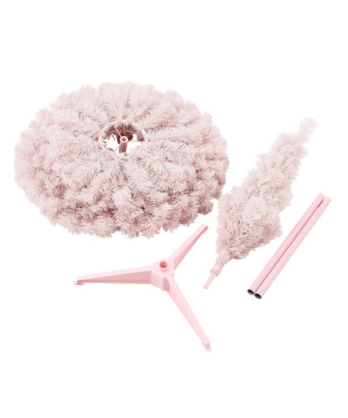 セール】クリスマスツリー スターターセット 150cm ピンク（インテリア