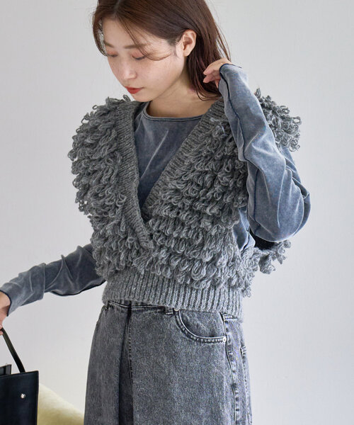 【セール】ループハンドベスト（ベスト）｜Kastane（カスタネ）