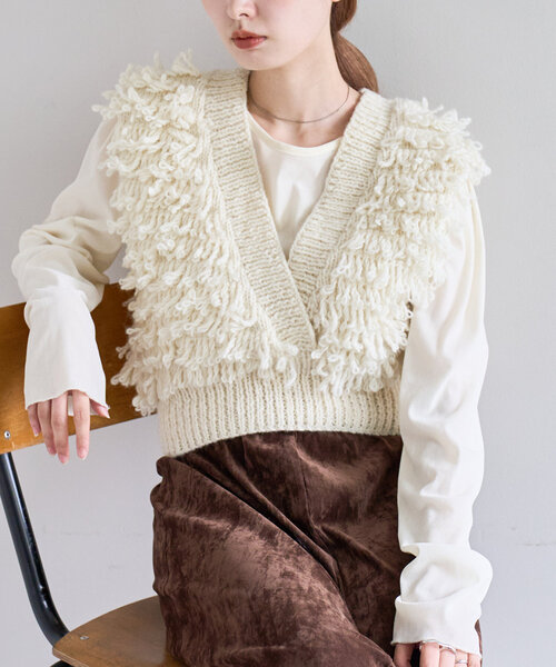 【セール】ループハンドベスト（ベスト）｜Kastane（カスタネ）