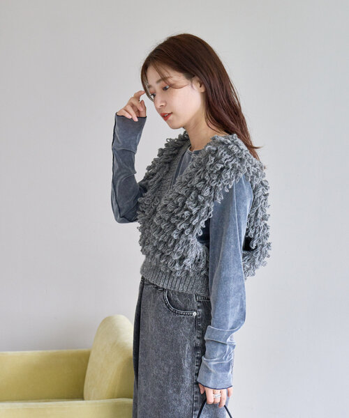 【セール】ループハンドベスト（ベスト）｜Kastane（カスタネ）