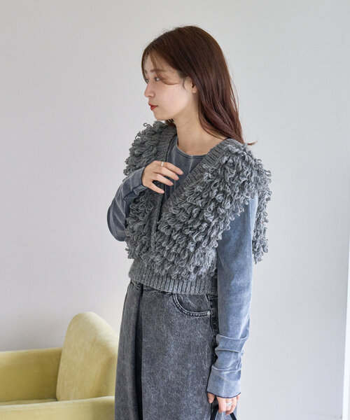 【セール】ループハンドベスト（ベスト）｜Kastane（カスタネ）