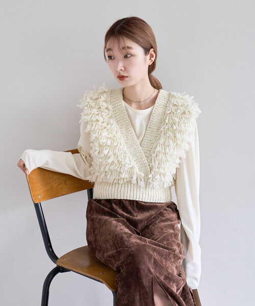 【セール】ループハンドベスト（ベスト）｜Kastane（カスタネ）