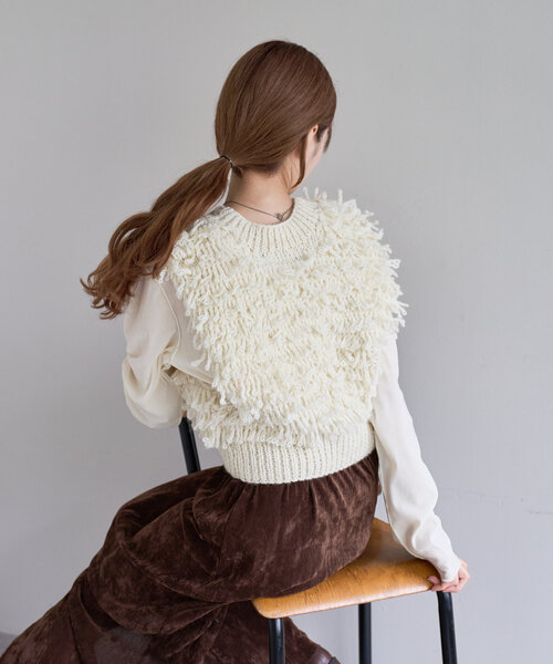 【セール】ループハンドベスト（ベスト）｜Kastane（カスタネ）