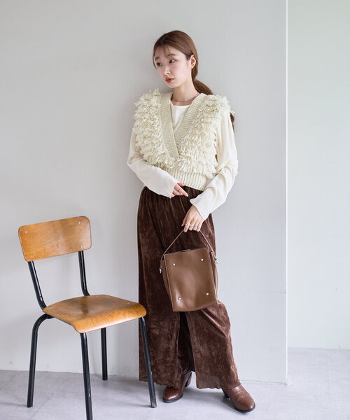 【セール】ループハンドベスト（ベスト）｜Kastane（カスタネ）