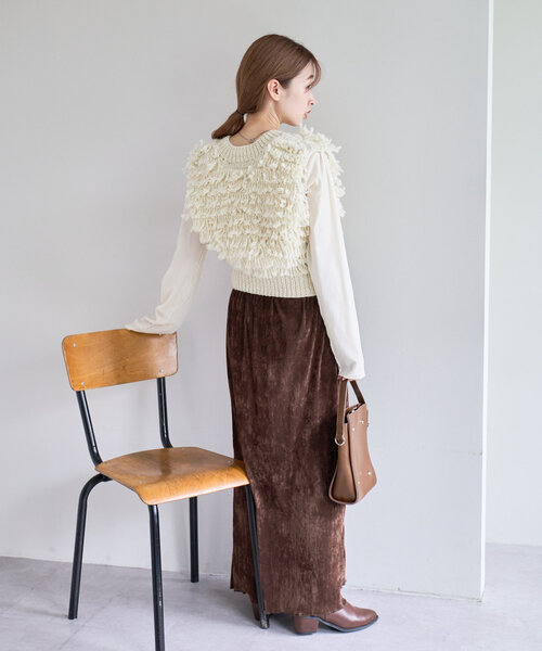 【セール】ループハンドベスト（ベスト）｜Kastane（カスタネ）