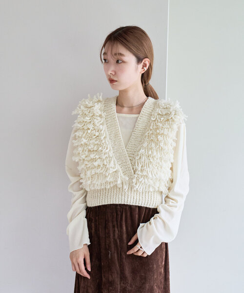 【セール】ループハンドベスト（ベスト）｜Kastane（カスタネ）