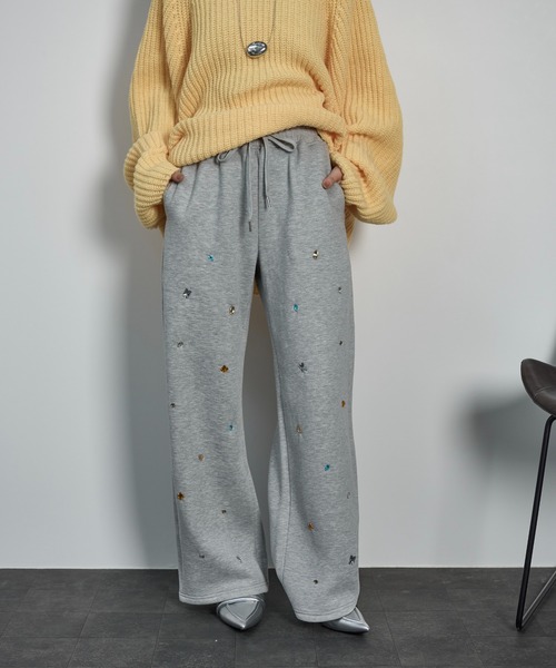 ビジュースウェットイージーパンツ（スウェットパンツ）｜THE YOn（ザヨン）