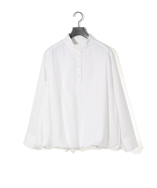 MIDIUMISOLID for Ladies バルーンシャツプルオーバー（シャツ  