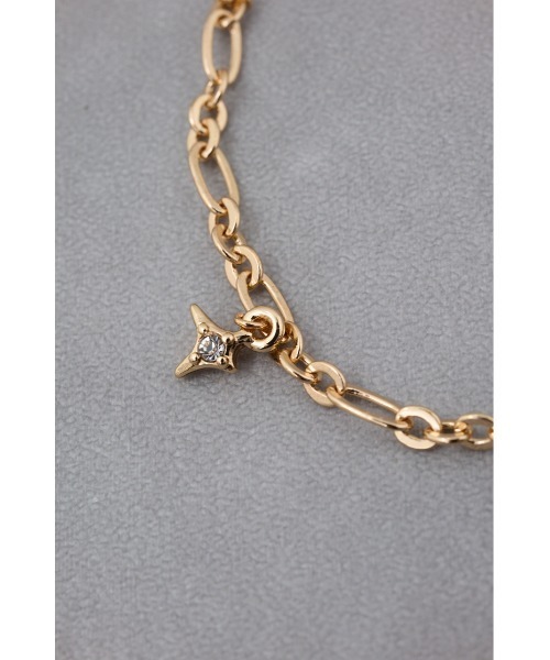 AZUL by moussy（アズールバイマウジー）の「ダイヤシェイプドブレスレット（ブレスレット・レディース・シルバー/ゴールド系その他・FREE）」の11枚目の写真