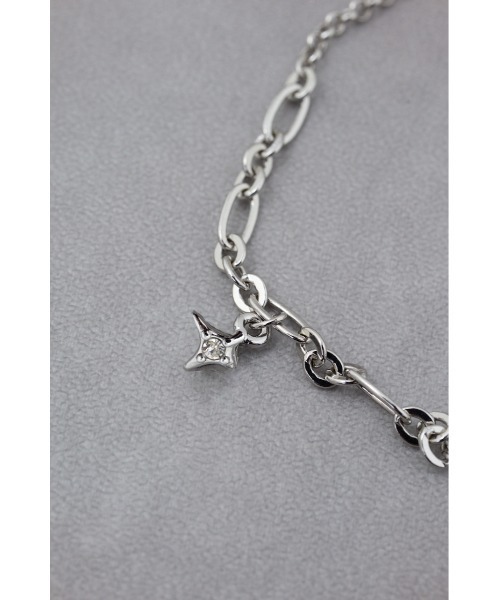 AZUL by moussy（アズールバイマウジー）の「ダイヤシェイプドブレスレット（ブレスレット・レディース・シルバー/ゴールド系その他・FREE）」の6枚目の写真