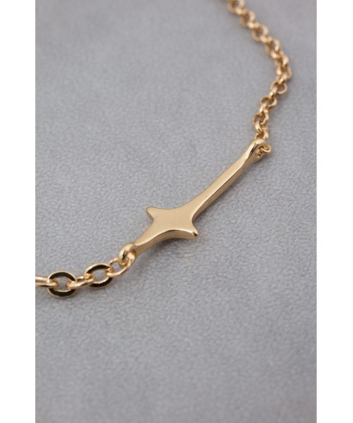 AZUL by moussy（アズールバイマウジー）の「ダイヤシェイプドブレスレット（ブレスレット・レディース・シルバー/ゴールド系その他・FREE）」の10枚目の写真