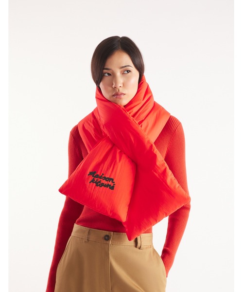 【セール】PUFFER SCARF（マフラー）｜Maison Kitsune（メゾンキツネ）