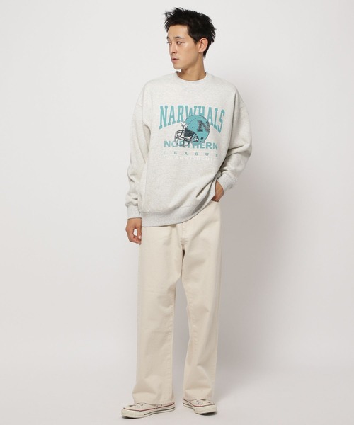 niko and...(ニコアンド)の「アソートグラフィックプルオーバー(スウェット・メンズ・ライトグレー/ブラック/オフホワイト・LARGE/MEDIUM)」の12枚目の写真