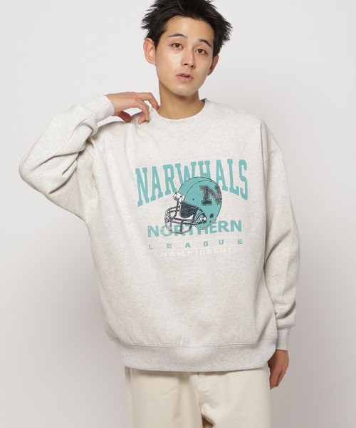 niko and...(ニコアンド)の「アソートグラフィックプルオーバー(スウェット・メンズ・ライトグレー/ブラック/オフホワイト・LARGE/MEDIUM)」の14枚目の写真