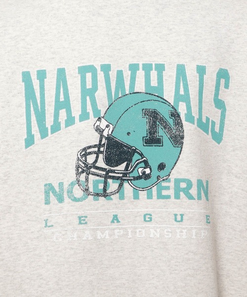 niko and...(ニコアンド)の「アソートグラフィックプルオーバー(スウェット・メンズ・ライトグレー/ブラック/オフホワイト・LARGE/MEDIUM)」の6枚目の写真