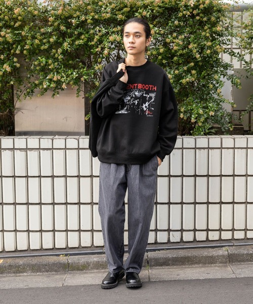 ニコアンドBWMロゴ入り オーバーサイズ セール】アソートグラフィックプルオーバー（スウェット）｜niko and