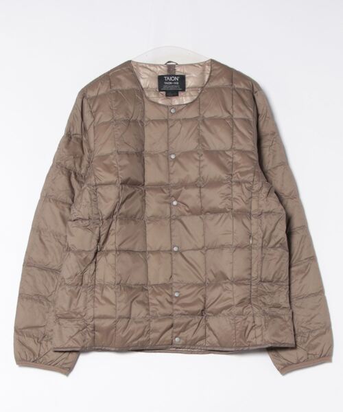 CREW NECK BUTTON DOWN JACKET 104（ダウンジャケット/コート）｜TAION（タイオン）