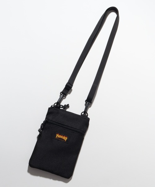THRASHER（スラッシャー）の「【THRASHER/スラッシャー】ミニポーチ（ボディバッグ/ウエストポーチ・メンズ・ブラック/ブラック×ホワイト/レオパード・FREE）」の6枚目の写真