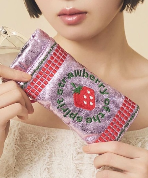 Casselini（キャセリーニ）の「【Casselini】刺繍サングラスケース 254-110801（サングラス・レディース・シルバー/ブラック/グリーン/ピンク/ブルー・FREE）」の5枚目の写真