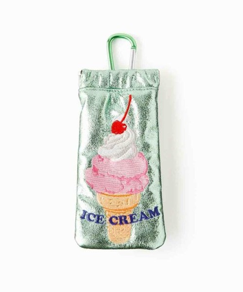 Casselini（キャセリーニ）の「【Casselini】刺繍サングラスケース 254-110801（サングラス・レディース・シルバー/ブラック/グリーン・FREE）」の3枚目の写真