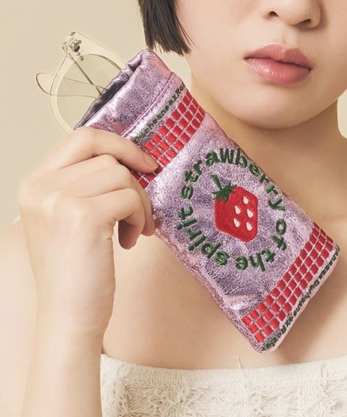 Casselini（キャセリーニ）の「【Casselini】刺繍サングラスケース 254-110801（サングラス・レディース・シルバー/ブラック/グリーン/ピンク/ブルー・FREE）」の14枚目の写真