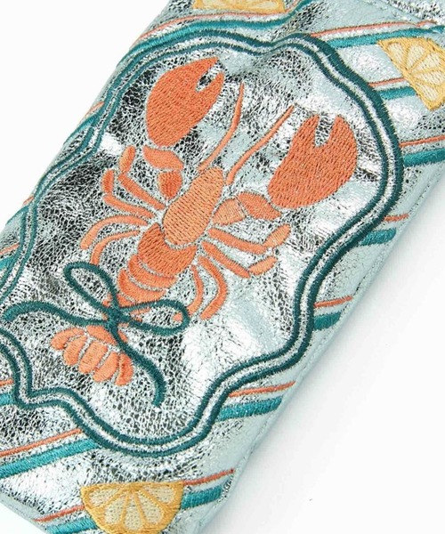 Casselini（キャセリーニ）の「【Casselini】刺繍サングラスケース 254-110801（サングラス・レディース・シルバー/ブラック/グリーン/ピンク/ブルー・FREE）」の21枚目の写真