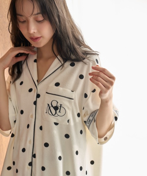 モ*ン様 snidel 　MY MELODY 接触冷感　総柄開襟シャツ MY MELODY】【接触冷感】総柄開襟シャツ（シャツ）｜SNIDEL HOME