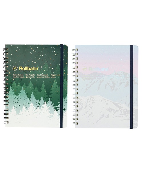 ロルバーン Rollbahn グリッター ポケット付メモLサイズ 4冊 Rollbahn