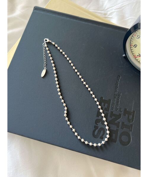 Ungrid（アングリッド）の「ボールチェーンネックレス（ネックレス・レディース・シルバー/ゴールド・FREE）」の3枚目の写真