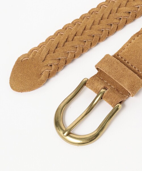 BEAMS PLUS(ビームスプラス)の「Suede Mesh Belt(ベルト・メンズ・ダークブラウン/カーキ・30inch/34inch/32inch/36inch)」の10枚目の写真