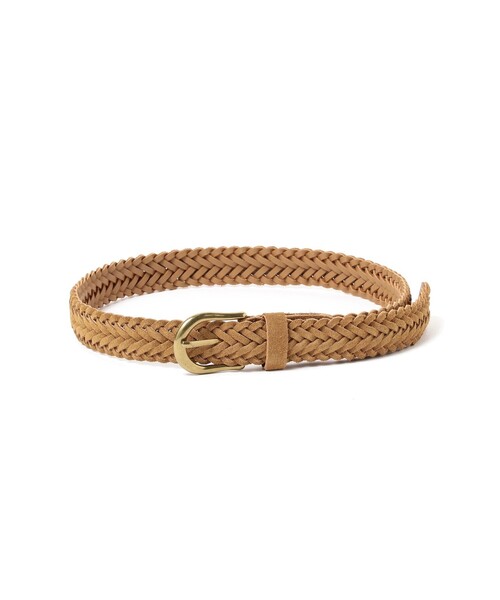 BEAMS PLUS(ビームスプラス)の「Suede Mesh Belt(ベルト・メンズ・ダークブラウン/カーキ・30inch/34inch/32inch/36inch)」の12枚目の写真