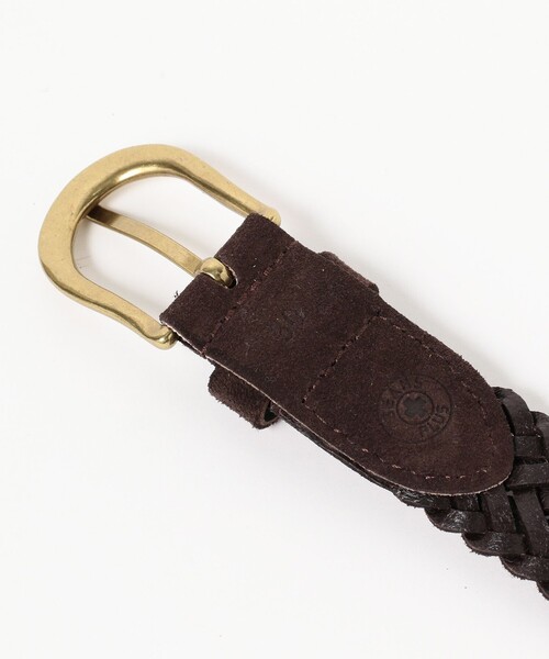 BEAMS PLUS(ビームスプラス)の「Suede Mesh Belt(ベルト・メンズ・ダークブラウン/カーキ・30inch/34inch/32inch/36inch)」の5枚目の写真