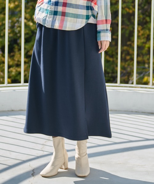 Arnold Palmer（アーノルドパーマー）の「カットポンチ フレアスカート（スカート・レディース・ネイビー/アイボリー/ブラック・M/S/L）」の3枚目の写真