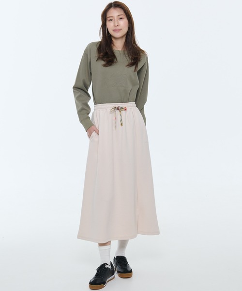 Arnold Palmer（アーノルドパーマー）の「カットポンチ フレアスカート（スカート・レディース・ネイビー/アイボリー/ブラック・M/S/L）」の5枚目の写真