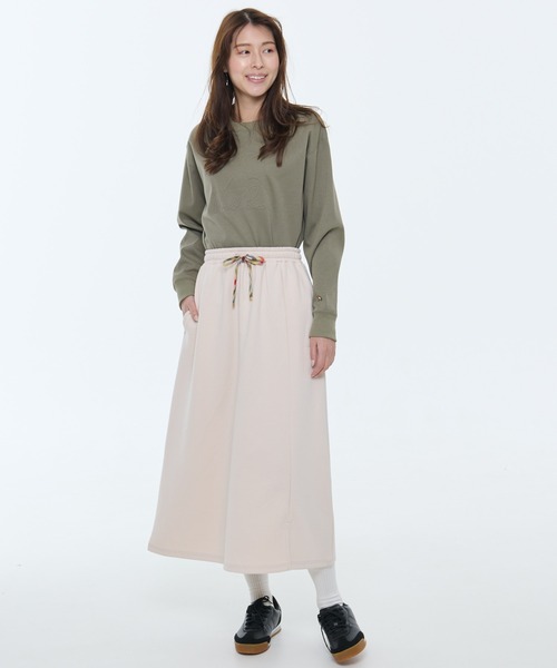 Arnold Palmer（アーノルドパーマー）の「カットポンチ フレアスカート（スカート・レディース・ネイビー/アイボリー/ブラック・M/S/L）」の6枚目の写真