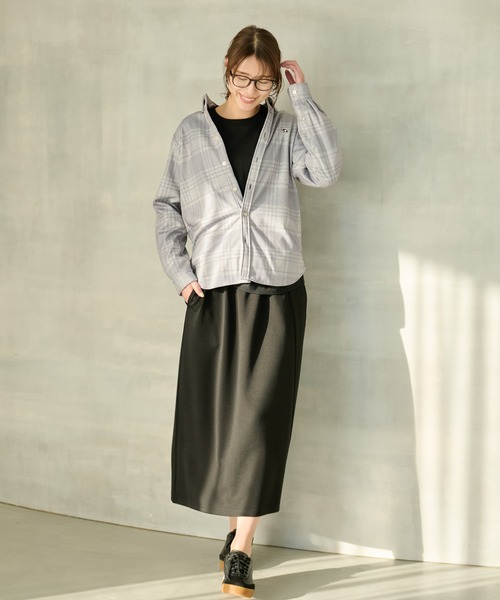 Arnold Palmer（アーノルドパーマー）の「カットポンチ フレアスカート（スカート・レディース・ネイビー/アイボリー/ブラック・M/S/L）」の8枚目の写真