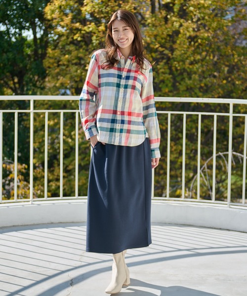 Arnold Palmer（アーノルドパーマー）の「カットポンチ フレアスカート（スカート・レディース・ネイビー/アイボリー/ブラック・M/S/L）」の11枚目の写真