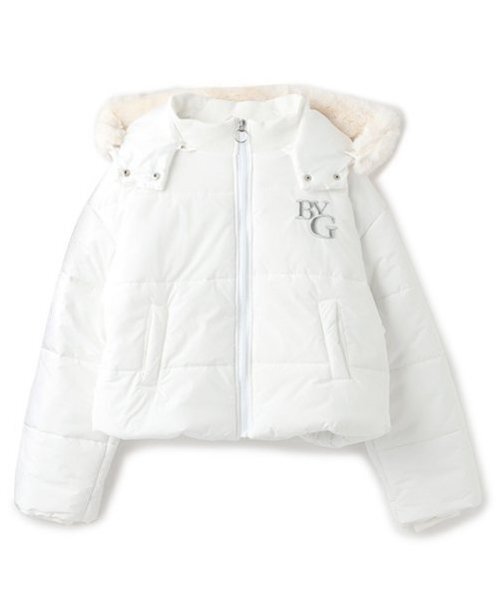 by LOVEiT(バイラビット)の「エコ2WAYジャケット(ブルゾン・キッズ・オフホワイト/ブラック・160cm/140cm/150cm/130cm/120cm)」の1枚目の写真