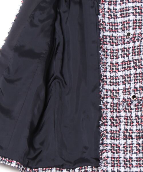 【セール】TURNIERトリコロールチェックツイードジャケット（ダウンジャケット/コート）｜Viaggio Blu（ビアッジョブルー）