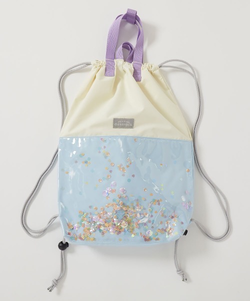 きらきら ランドセルの上から背負える ナップサック（バックパック